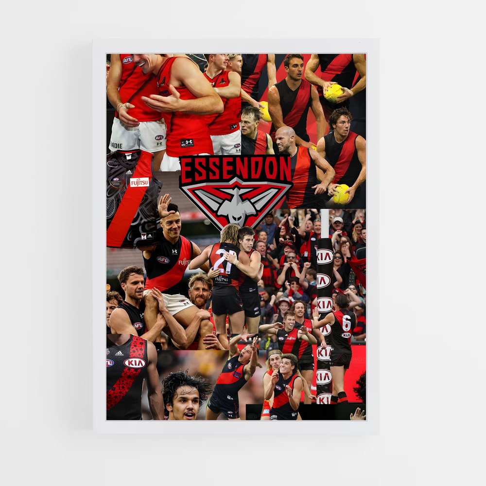 Poster Essendon Spirit – affiche Football australien (vue 3)